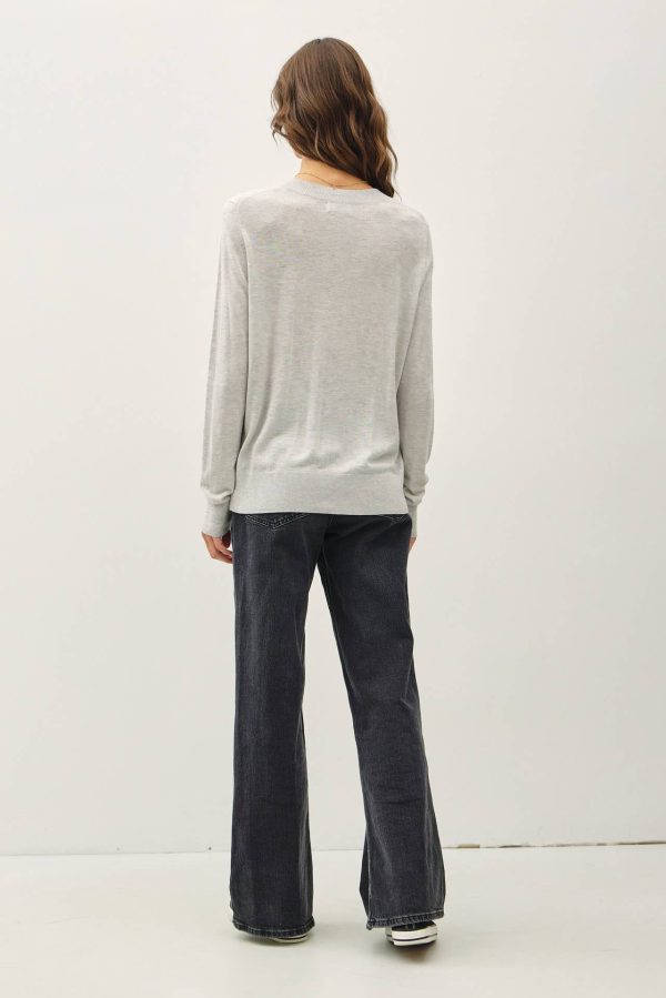 Cashmere blended sweater: Sky - Image 20