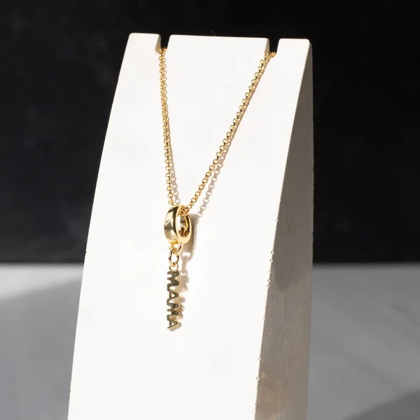 Mama Charm, Gold, Charm Bar | Charm Necklace or Bracelet - Image 6