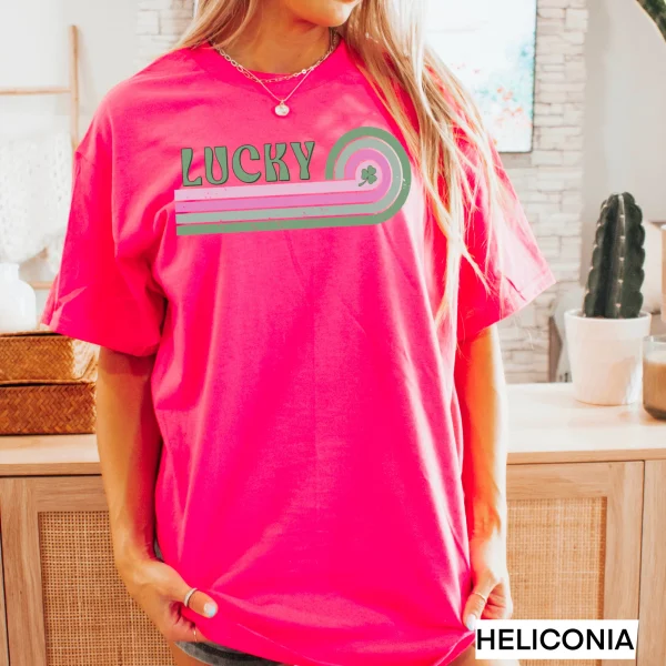 Lucky St. Patrick’s Day Graphic Shirt | Gildan : Sand, Medium - Image 12