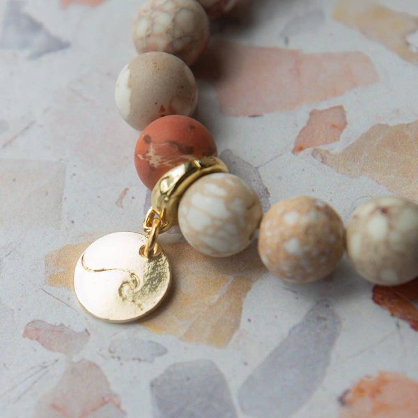Wave Charm, Gold | Charm Bar | Charm Necklace/Bracelet - Image 4