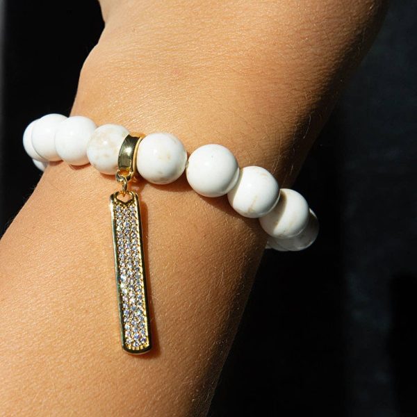 Bar Charm, CZ | Charm Bar | Charm Necklace | Charm Bracelet - Image 4