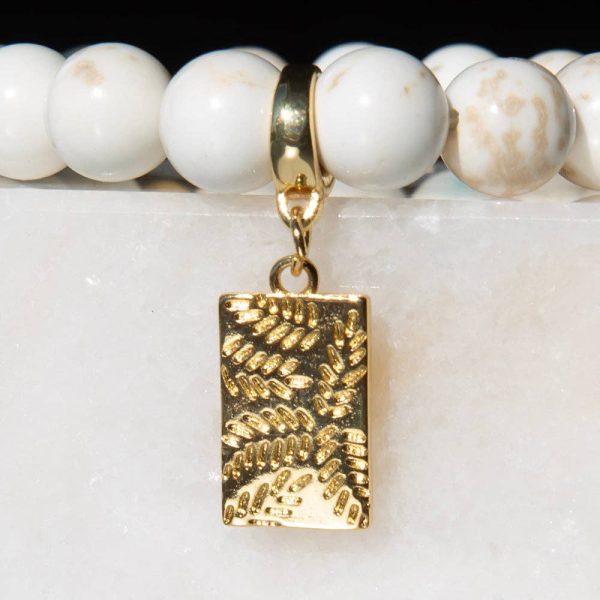 Fern Charm, Gold, Charm Bar | Charm Necklace or Bracelet - Image 4