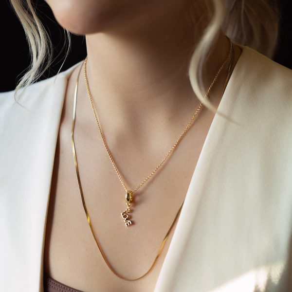 Love Charm, Gold, Charm Bar | Charm Necklace or Bracelet - Image 3