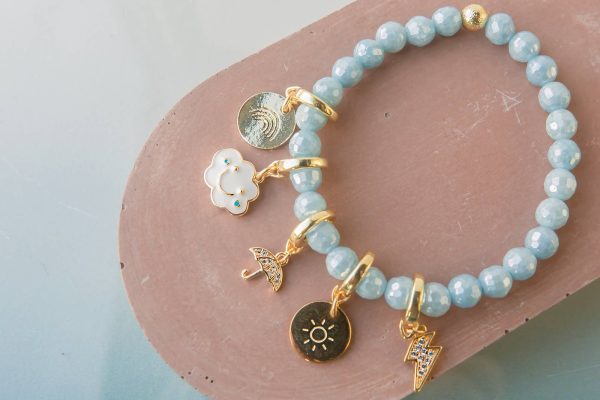 😎Summer Pick😎Sunshine Charm, Gold | Charm Bar - Image 3