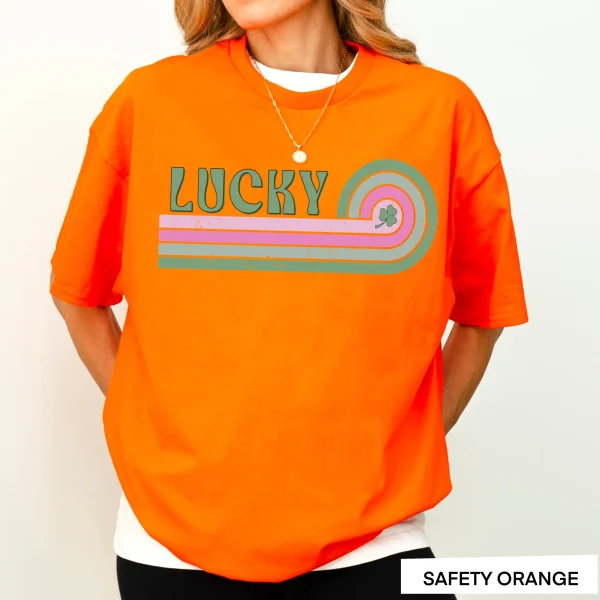 Lucky St. Patrick’s Day Graphic Shirt | Gildan : Sand, Medium - Image 18