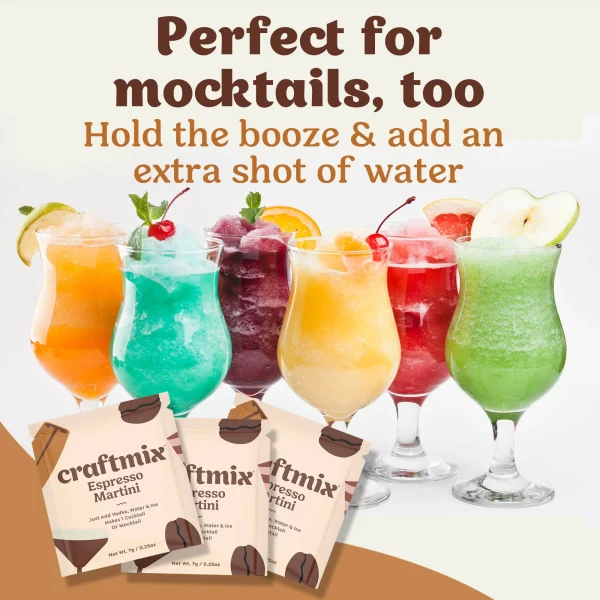 Espresso Martini Cocktail Mixer - 12 Serving Multipack - Image 5