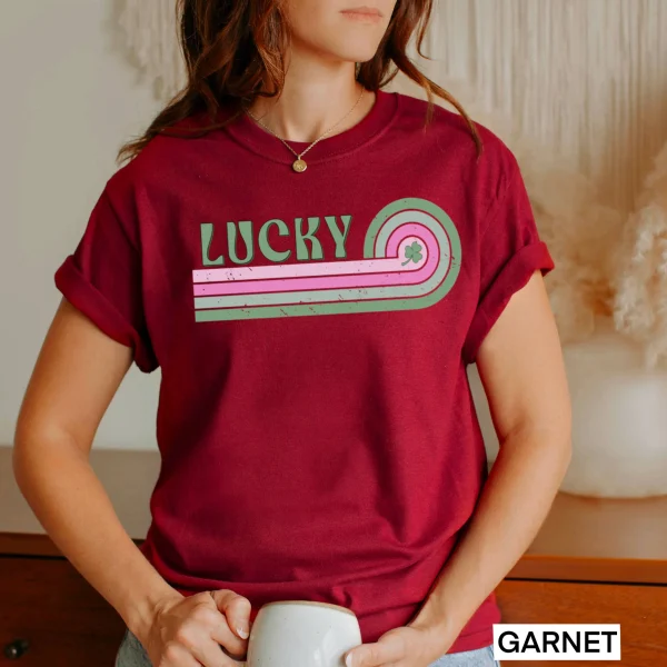 Lucky St. Patrick’s Day Graphic Shirt | Gildan : Sand, Medium - Image 20