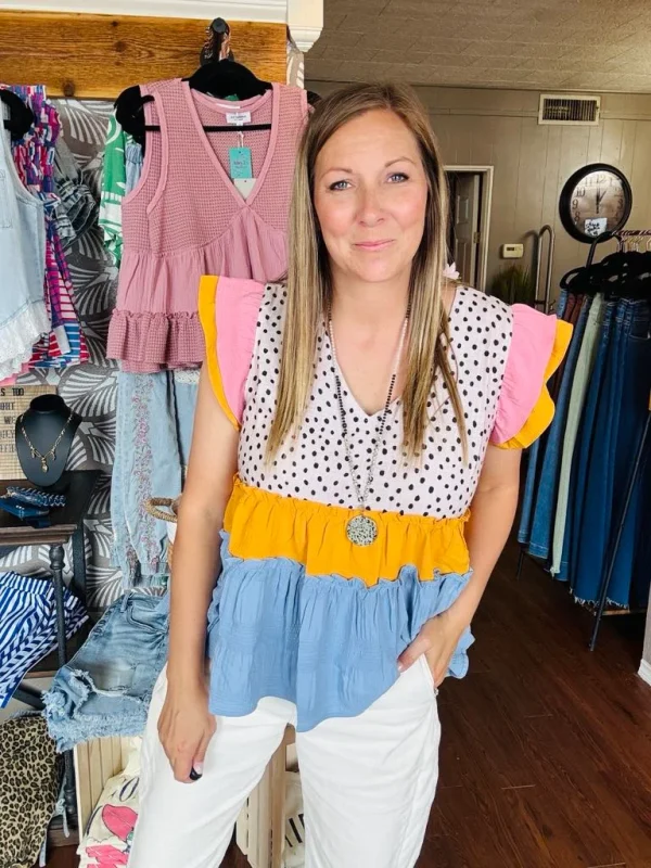 Pink Polka Dot Frills - Image 2