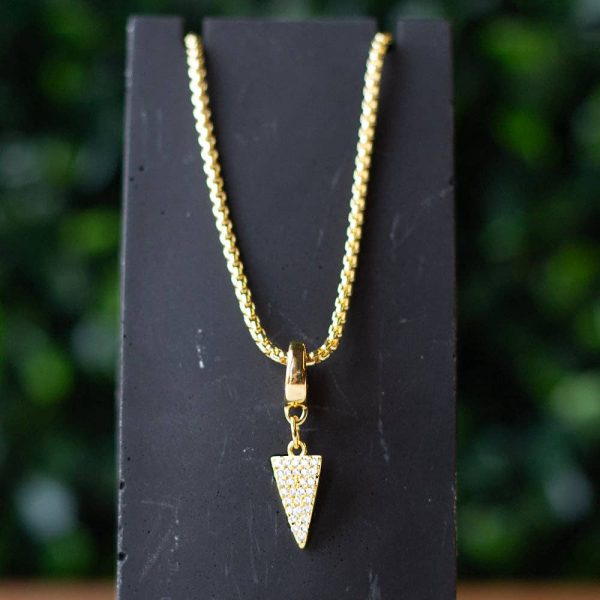 Arrow Charm, CZ | Charm Bar | Charm Necklace or Bracelet - Image 3