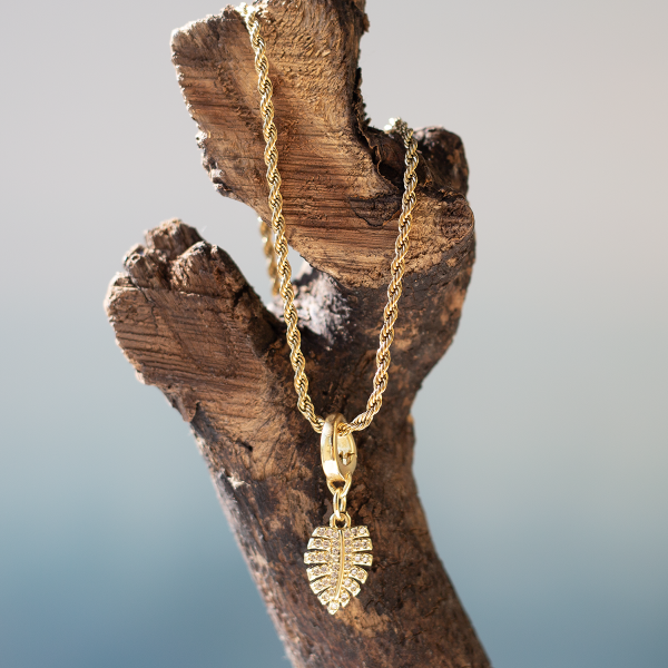 Monstera Leaf Charm-Summer Charm Capsule, Limited Edition - Image 2