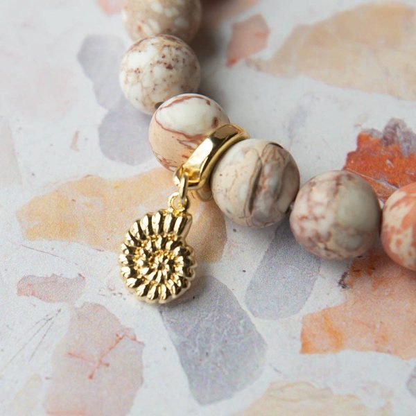 Nautilus Shell Charm, Gold - Image 4