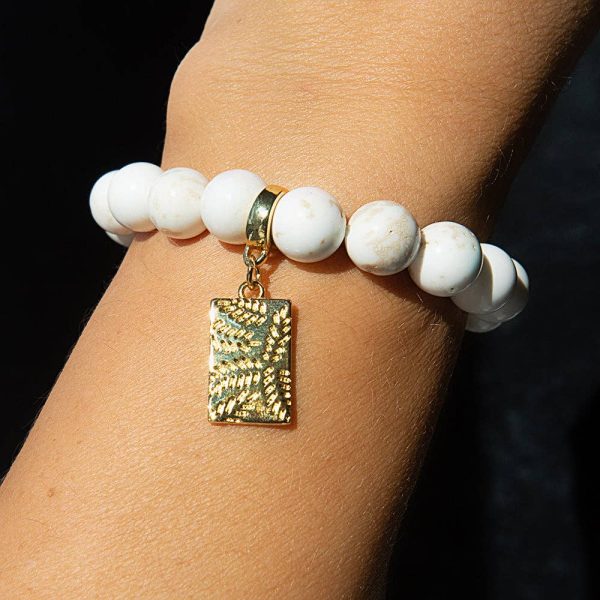 Fern Charm, Gold, Charm Bar | Charm Necklace or Bracelet - Image 3