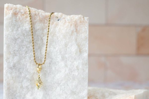 😎Summer Pick😎Conch Shell Charm, Gold - Image 3