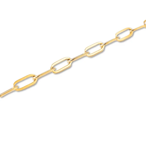Gold Chain Bracelet-Paper Clip, Gilded Collection - Image 2