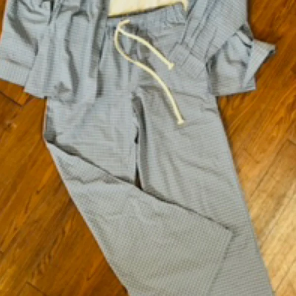 Blue checkered pants - Image 4