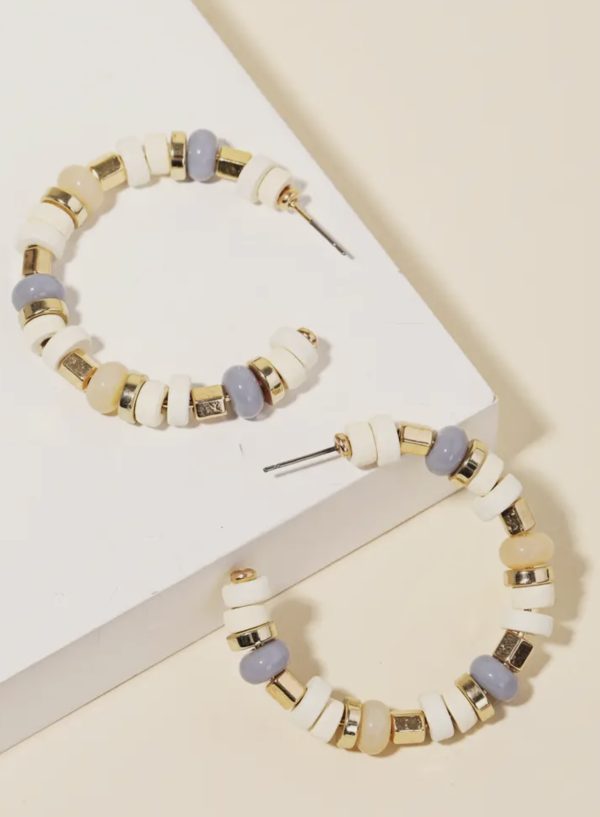 Beaded Hoops