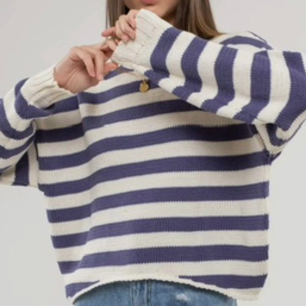 Navy Stripe Pepper
