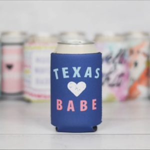 Texas Babe Koozie