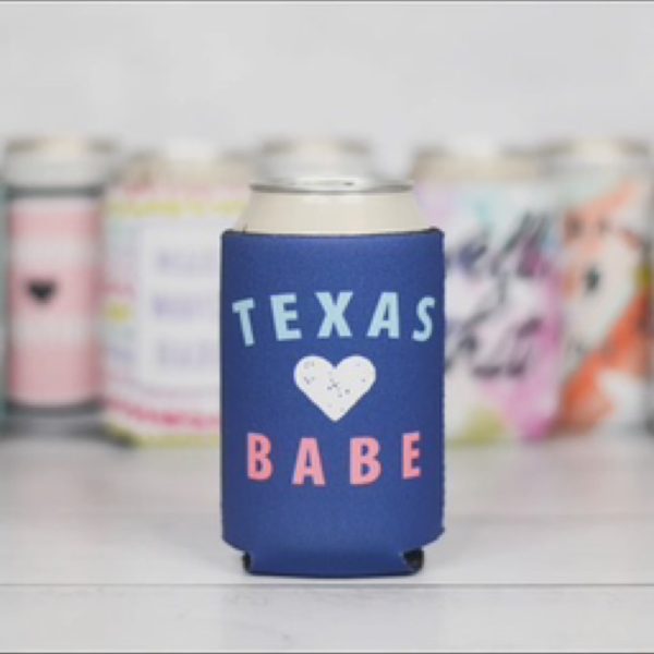 Texas Babe Koozie