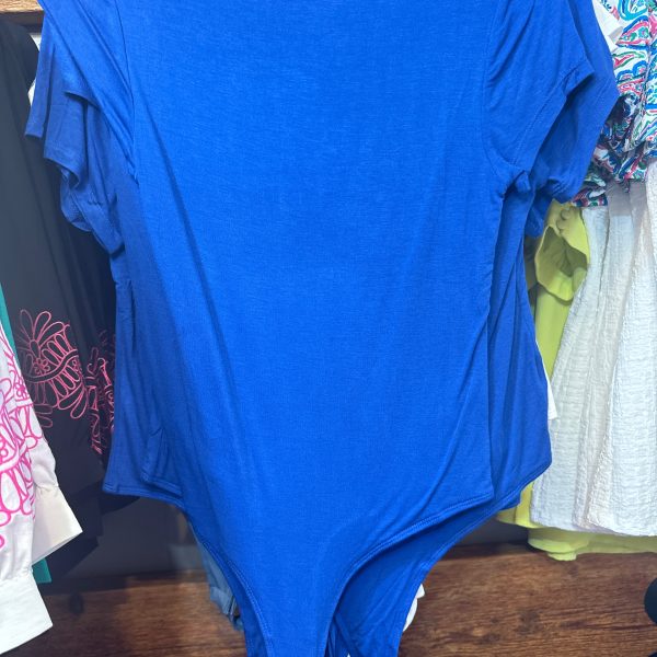 Royal blue body suit