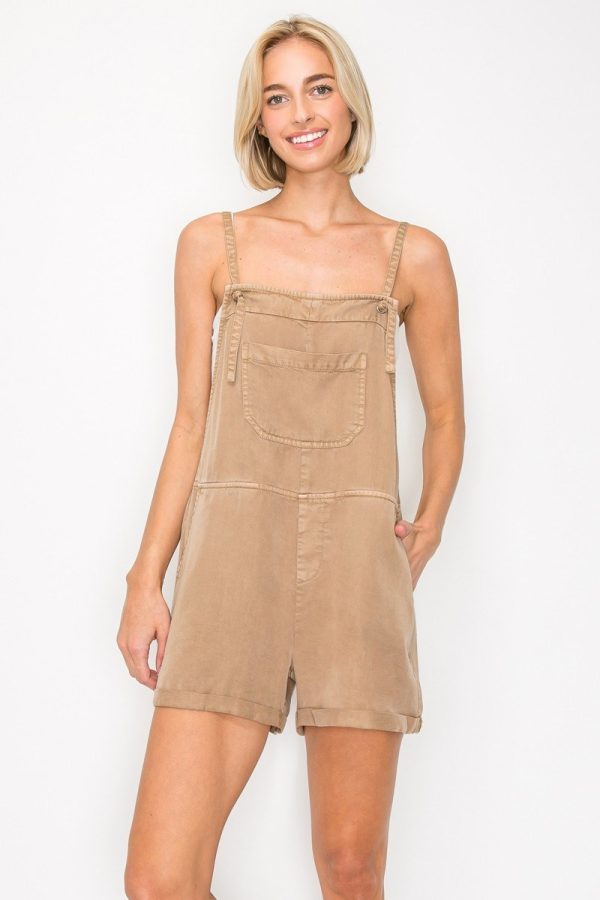 Mineral Washed Risen Overalls