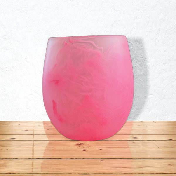Pink wineglass
