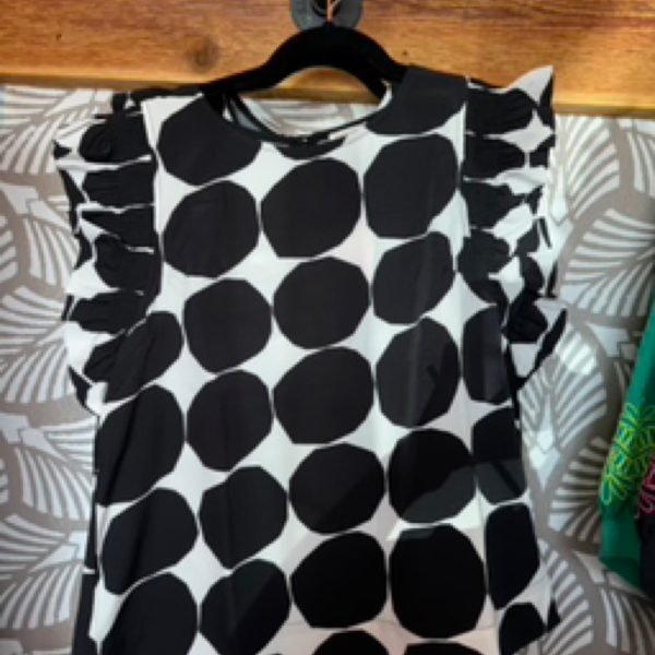 Black Polka Dots