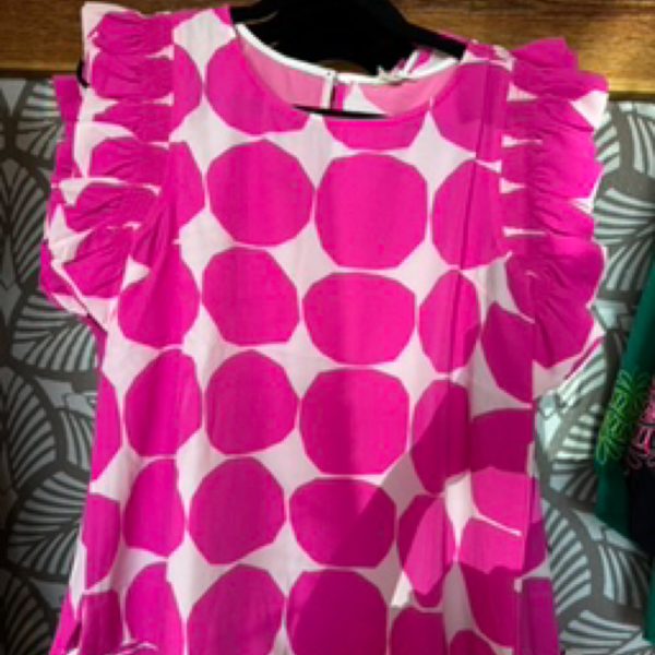 Hot Pink Polka Dots