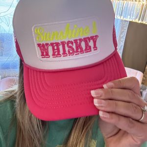 Sunshine and Whiskey Trucker hat