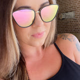 Lexus in Hot Pink Sunglasses