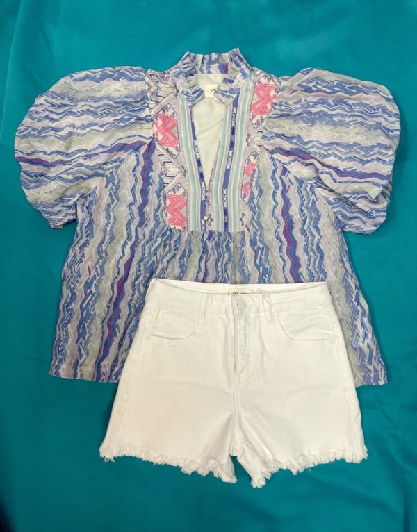 White Risen Tummy Control Shorts