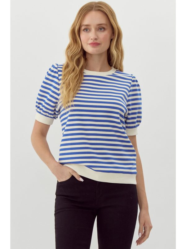 Unicorn Blue Stripes
