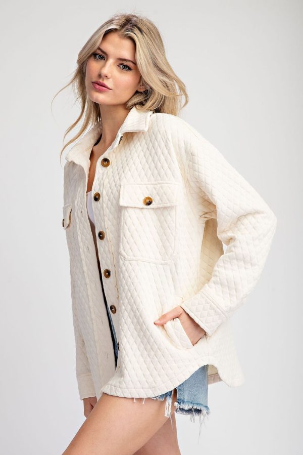 Brown shacket