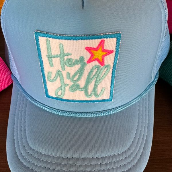 Blue Hey Yall Hat