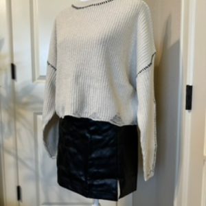 Black Leather skirt