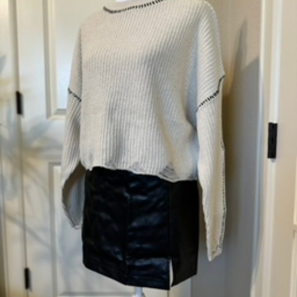 Black Leather skirt
