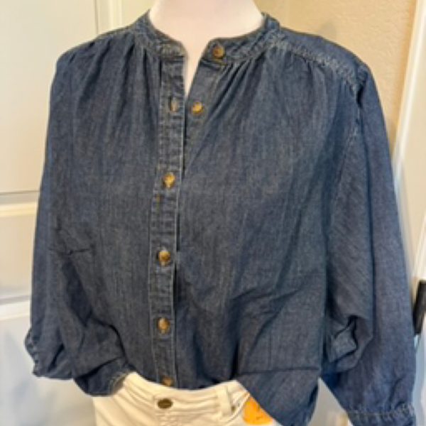 Denim top
