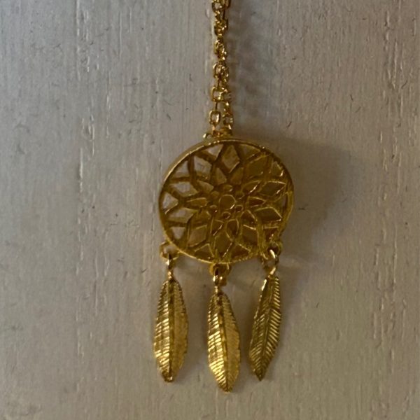 Dream catcher necklace