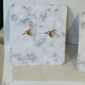 Longhorn earrings