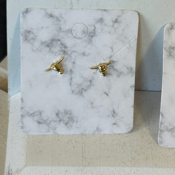 Longhorn earrings