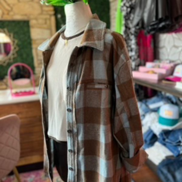 Checker Shacket