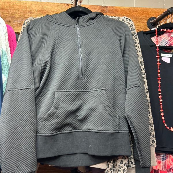 Black half zip