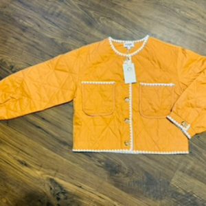 Terracotta Quilted Jacket