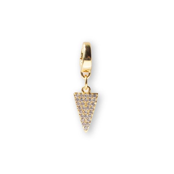 Arrow Charm, CZ | Charm Bar | Charm Necklace or Bracelet