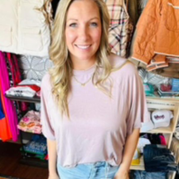 Boxy Drop Shoulder Top