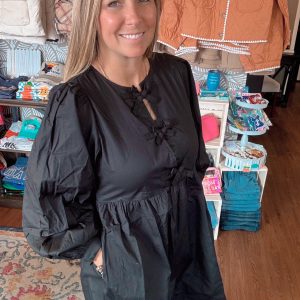 Black Bow Dress