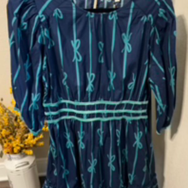 Navy Bow Me Crazy Dress