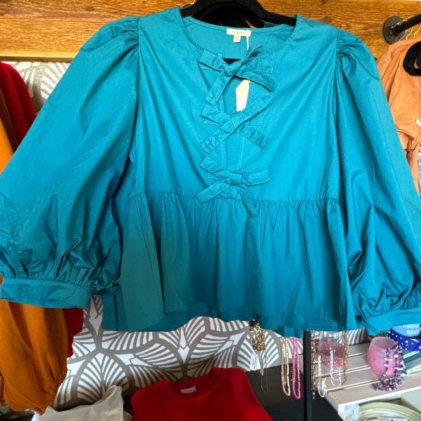 Teal Babydoll Bows