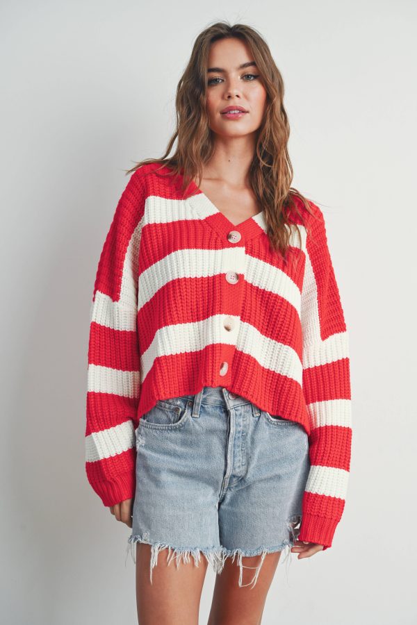 Candy Cane Cardigan