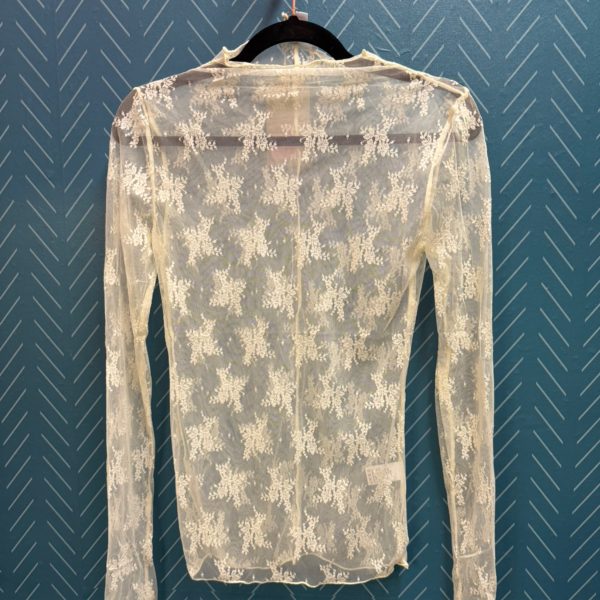 Cream Lace Top